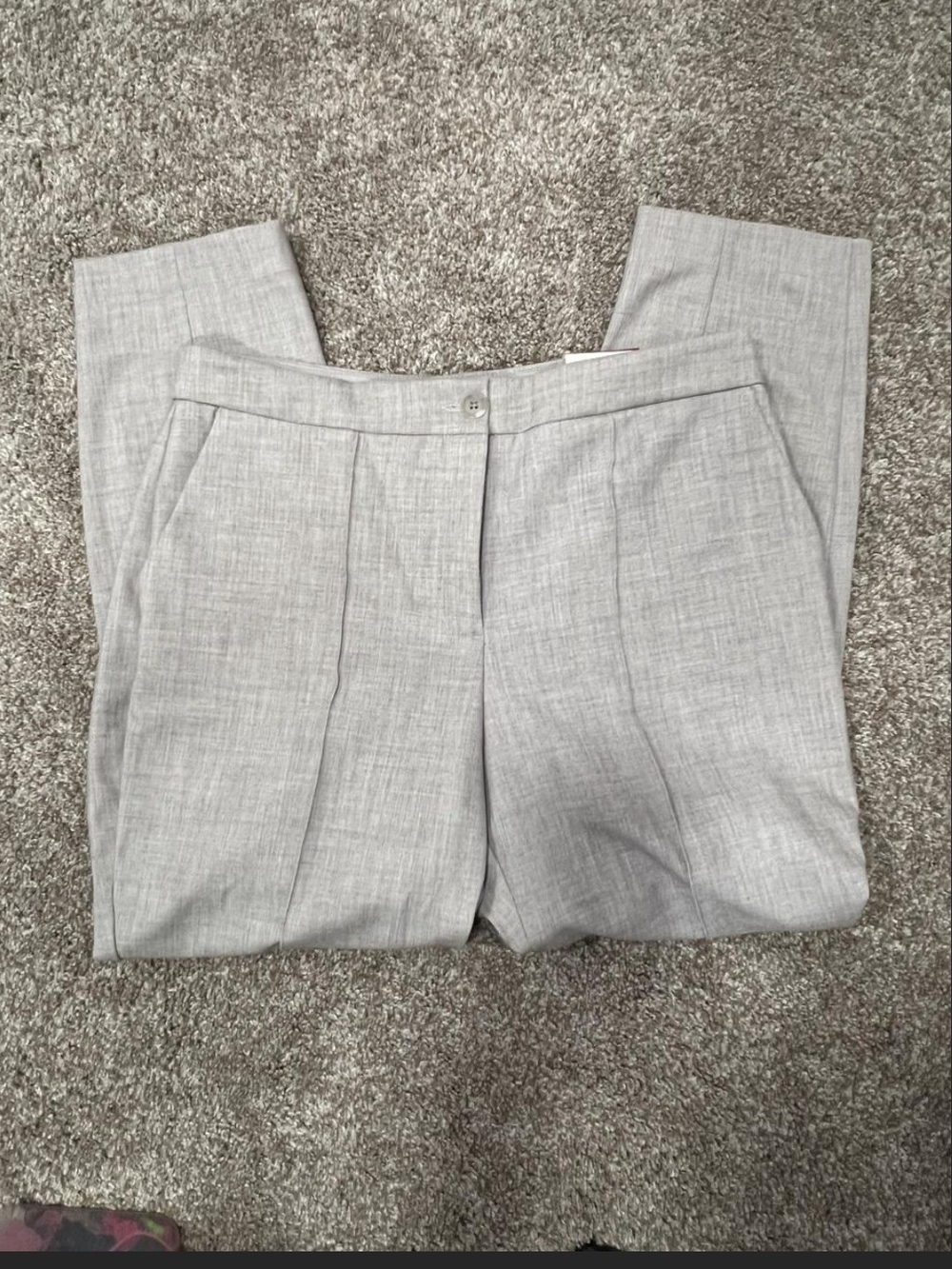 Express Light Gray Tailored Women’s Dress Pants ANKLE - SIZE 12
